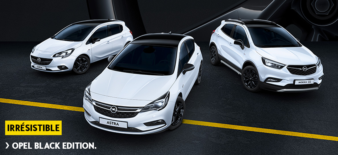 Opel Black Edition irrésistible